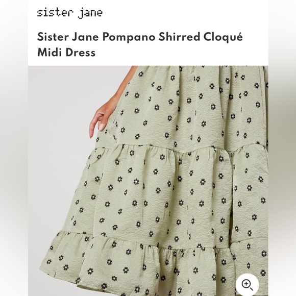 Sister Jane Pompano Midi Dress Size Medium - Picture 6 of 11